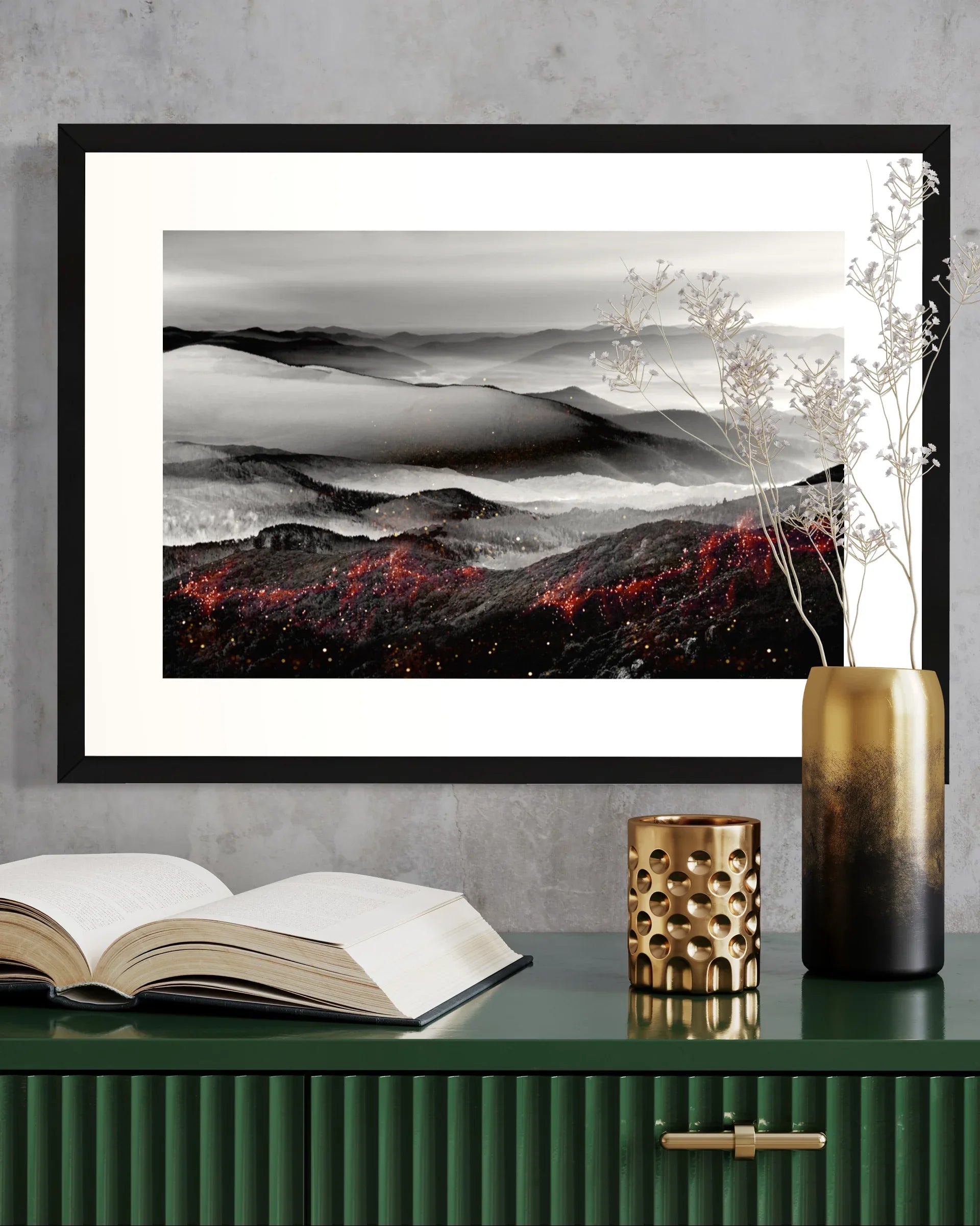 Lucent Mountainscape - Blackstring Gallery