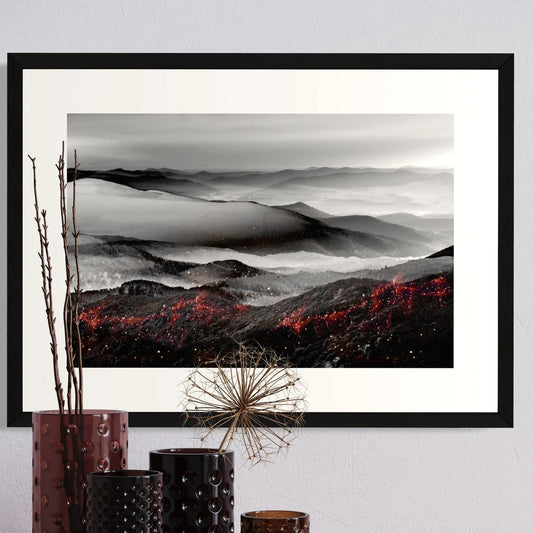 Lucent Mountainscape - Blackstring Gallery