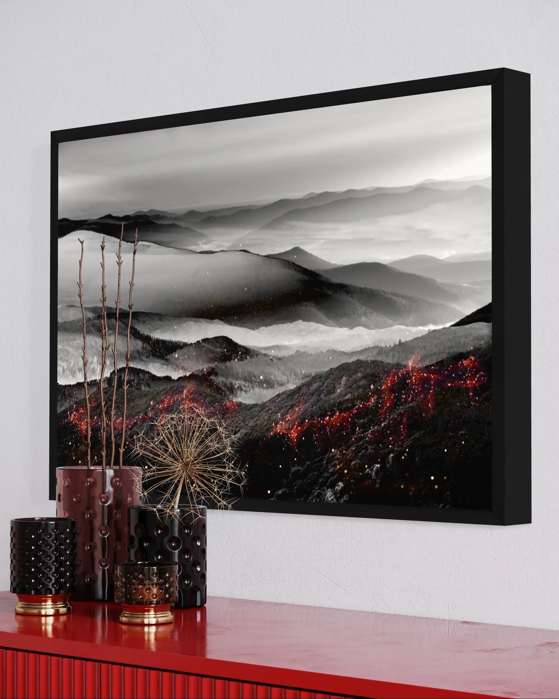 Lucent Mountainscape - Blackstring Gallery