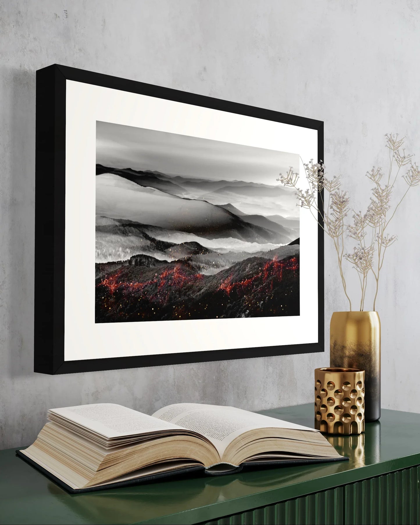 Lucent Mountainscape - Blackstring Gallery